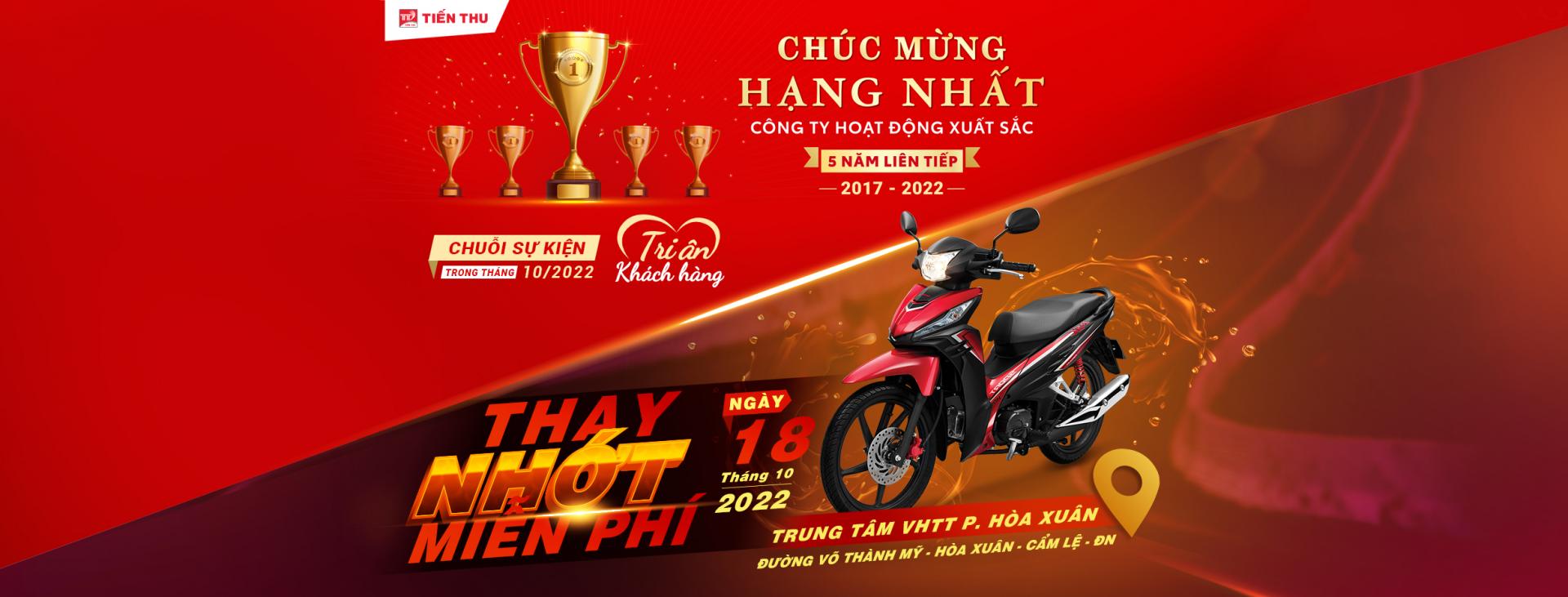 HEAD Tiến Thu 4 - Tri ân Khách hàng - Thay nhớt miễn phí