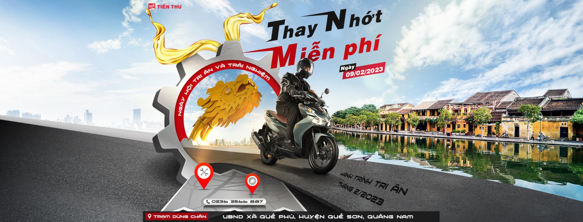 HEAD Tiến Thu 2 Tri Ân Khách Hàng - Thay Nhớt Miễn Phí