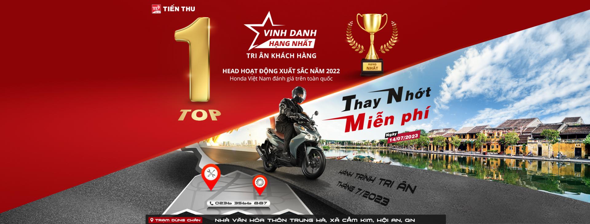 HEAD Tiến Thu 3 Tri Ân Khách Hàng - Thay Nhớt Miễn Phí