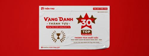  VANG DANH THÀNH TỰU - TOP 30 HỆ THỐNG HEAD CÓ THÀNH TÍCH XUẤT SẮC TRONG HOẠT ĐỘNG QUAN HỆ KHÁCH HÀNG KỲ 100 (2023 - 2024)