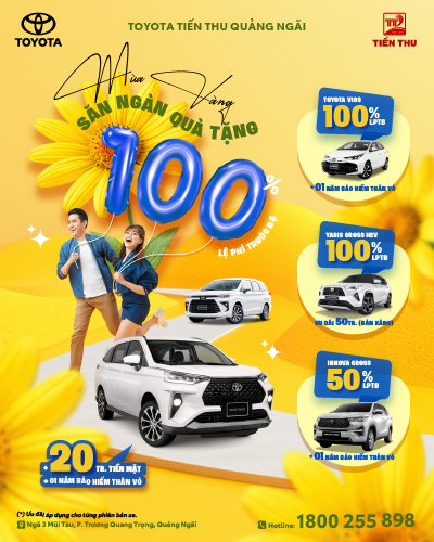 Ưu Đãi Tháng  9 Toyota