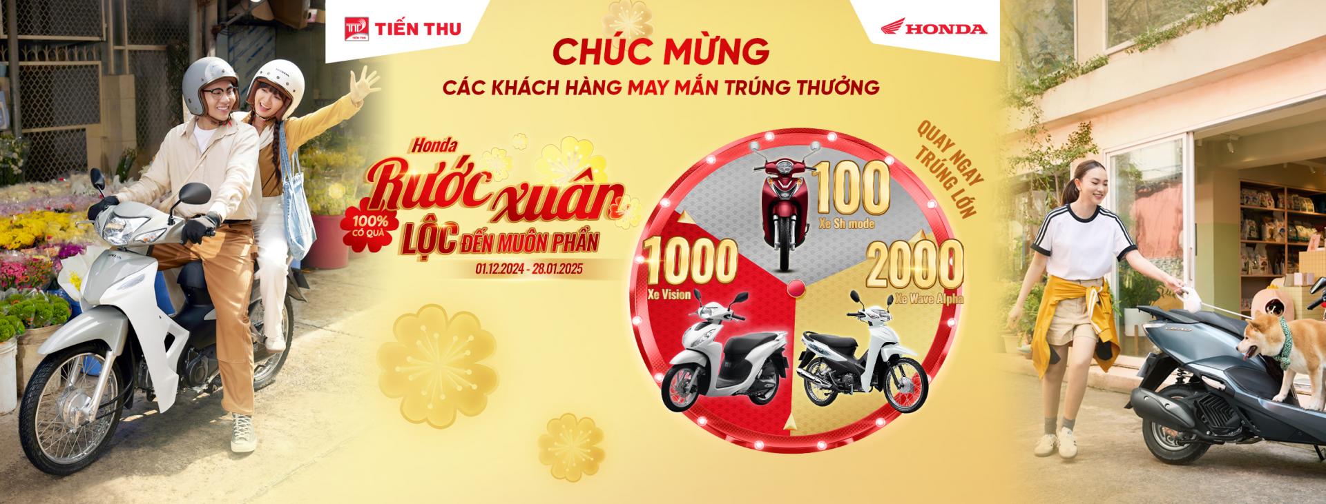 Ưu Đãi Rước Xuân - Chạm Mốc 25 Khách Hàng Trúng Thưởng