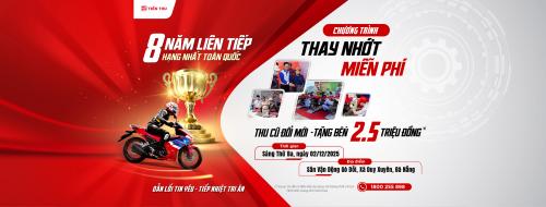 HEAD Tiến Thu #2 Tri Ân Khách Hàng, Thay Nhớt Miễn Phí