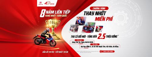 HEAD Tường Phát #2 Tri Ân Khách Hàng, Thay Nhớt Miễn Phí