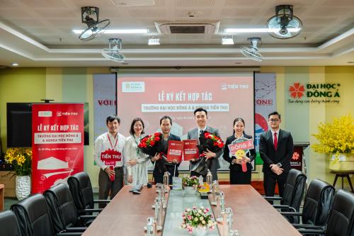 RỘN RÀNG CHUỖI HOẠT ĐỘNG MỪNG LỄ KÝ KẾT HỢP TÁC ĐẠI HỌC ĐÔNG Á VÀ HONDA TIẾN THU