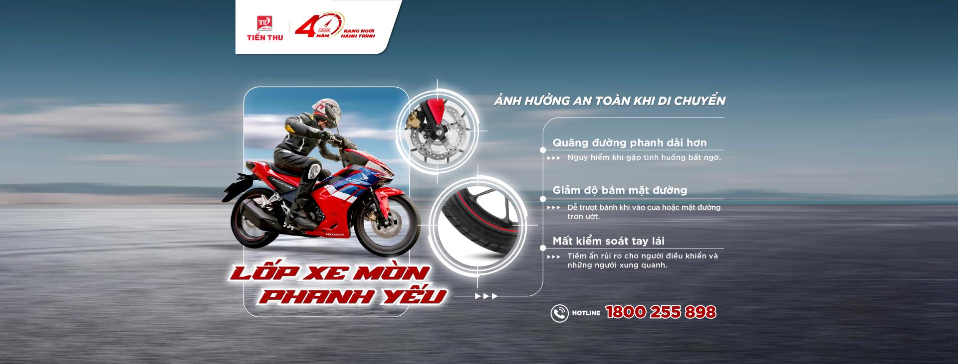 Lốp Xe Mòn - Phanh Yếu I Ảnh Hưởng An Toàn Di Chuyển