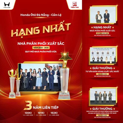 HẠNG NHẤT NHÀ PHÂN PHỐI XUẤT SẮC TOÀN QUỐC BA NĂM LIÊN TIẾP