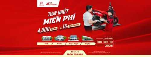 Tiến Thu Tri Ân 4,000 Lượt Thay Nhớt Miễn Phí Tại 16 Trạm Dịch Vụ