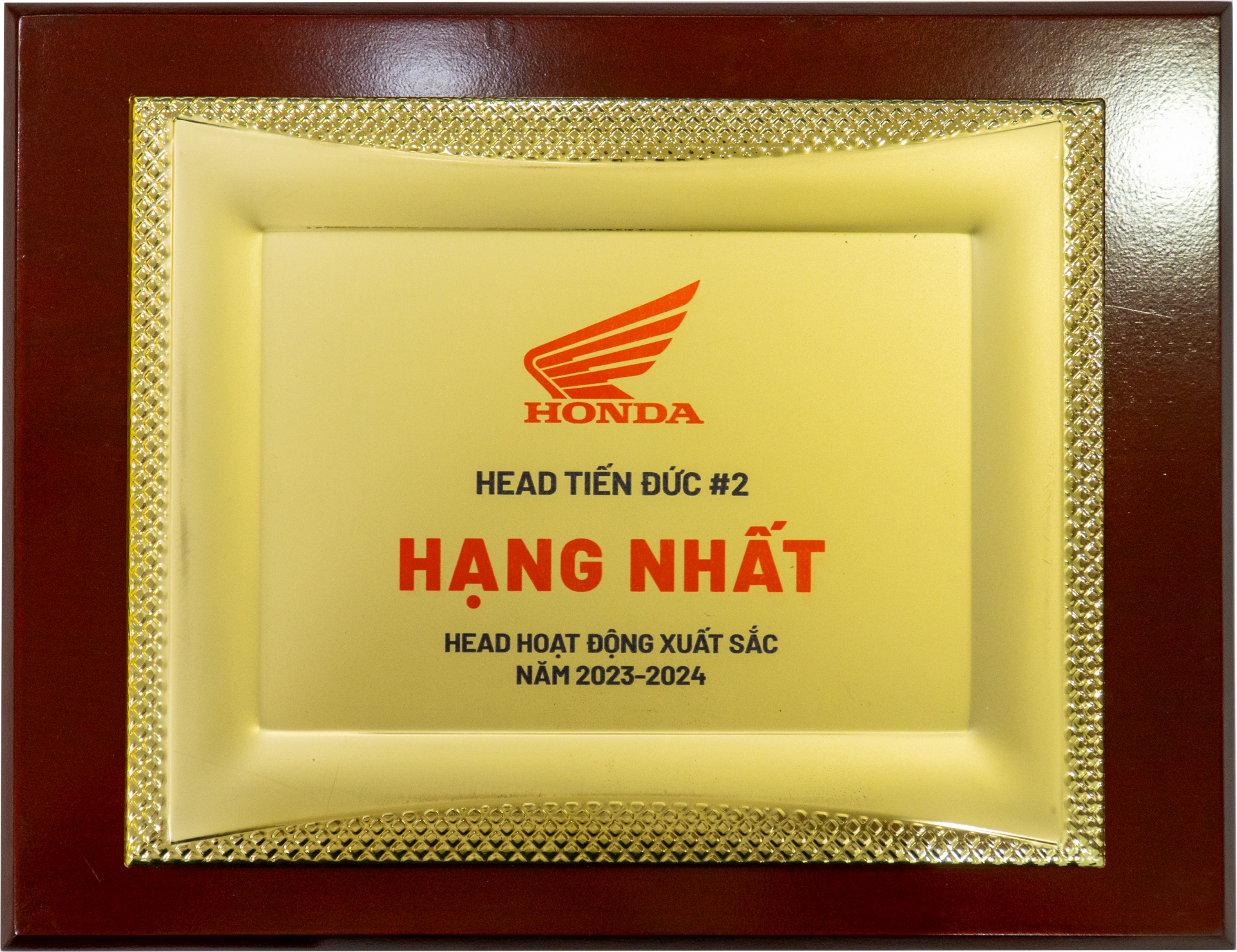 Hạng Nhất HEAD Hoạt Động Xuất Sắc Năm 2023-2024